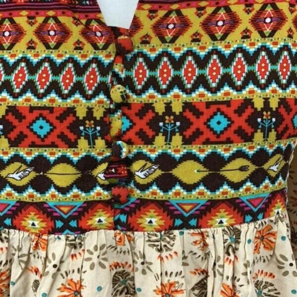 Umgee Free Spirit Boho Tunic Mini Dress - Picture 3 of 6
